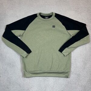 Oakley‎ Micro Range Rc Crew Golf Sweater Green Black Long Sleeve Mens Size XL